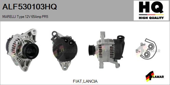 FLAMAR ALF530103HQ - Генератор autospares.lv