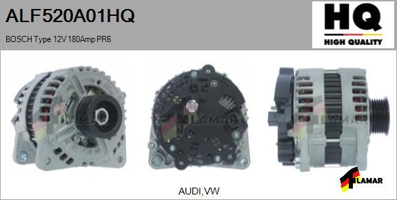 FLAMAR ALF520A01HQ - Генератор autospares.lv