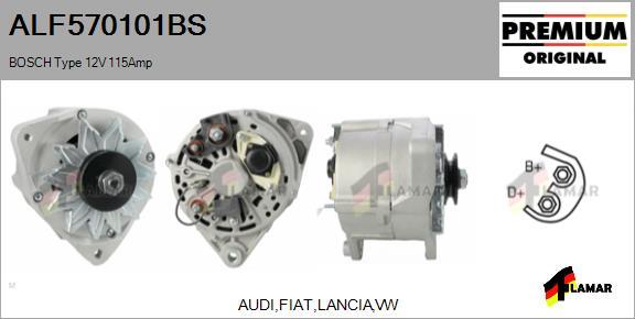 FLAMAR ALF570101BS - Генератор autospares.lv