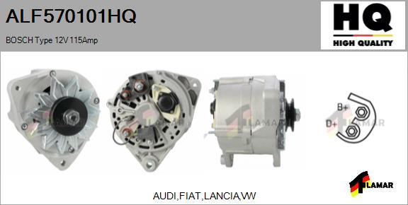 FLAMAR ALF570101HQ - Генератор autospares.lv