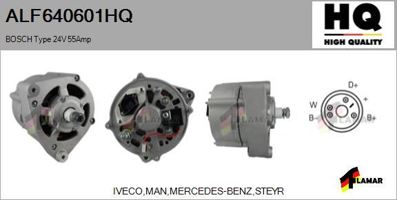 FLAMAR ALF640601HQ - Генератор autospares.lv