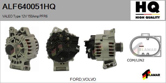 FLAMAR ALF640051HQ - Генератор autospares.lv