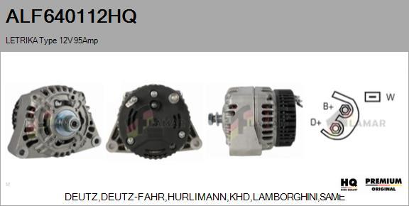 FLAMAR ALF640112HQ - Генератор autospares.lv