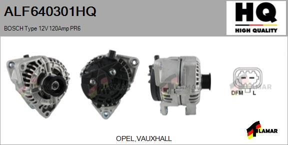 FLAMAR ALF640301HQ - Генератор autospares.lv