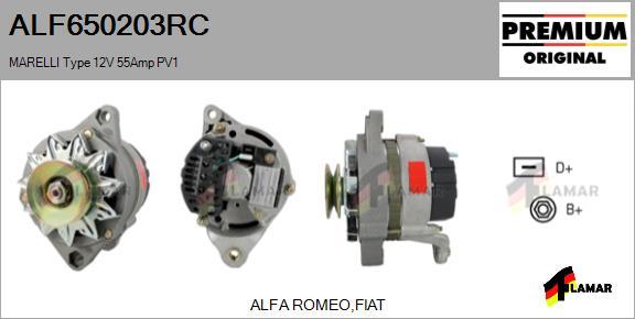 FLAMAR ALF650203RC - Генератор autospares.lv