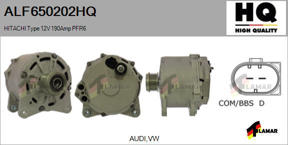 FLAMAR ALF650202HQ - Генератор autospares.lv