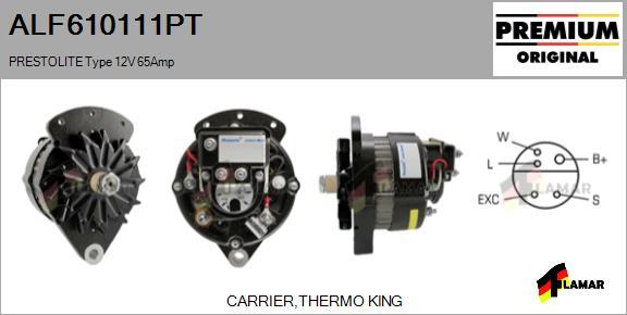 FLAMAR ALF610111PT - Генератор autospares.lv