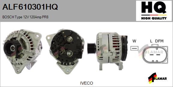 FLAMAR ALF610301HQ - Генератор autospares.lv