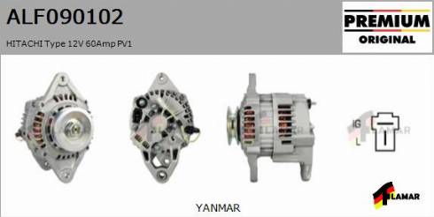 FLAMAR ALF090102
 - Генератор autospares.lv