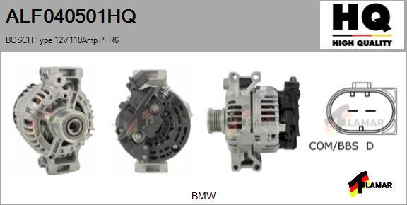 FLAMAR ALF040501HQ - Генератор autospares.lv