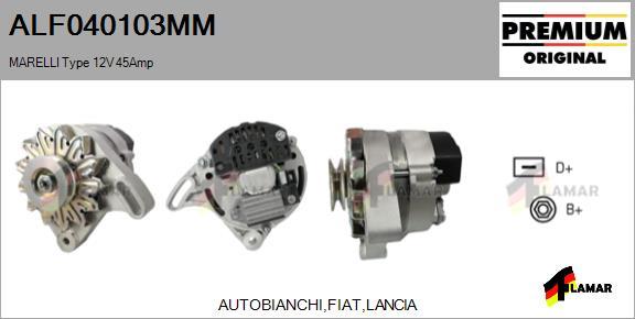 FLAMAR ALF040103MM - Генератор autospares.lv