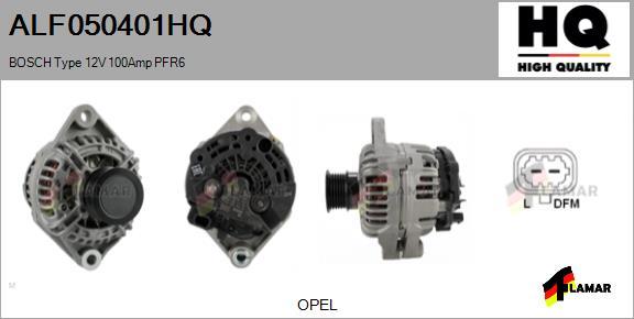 FLAMAR ALF050401HQ - Генератор autospares.lv