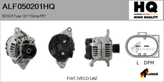 FLAMAR ALF050201HQ - Генератор autospares.lv