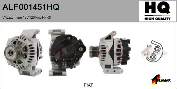 FLAMAR ALF001451HQ - Генератор autospares.lv