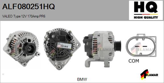 FLAMAR ALF080251HQ - Генератор autospares.lv