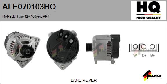 FLAMAR ALF070103HQ - Генератор autospares.lv