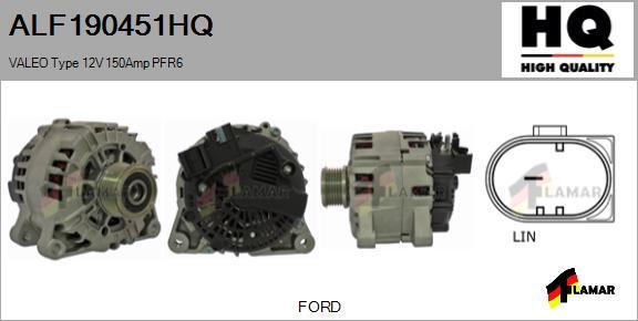 FLAMAR ALF190451HQ - Генератор autospares.lv