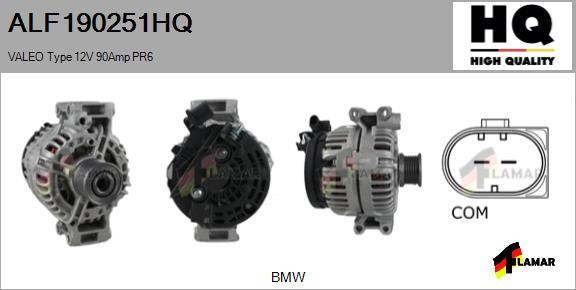 FLAMAR ALF190251HQ - Генератор autospares.lv