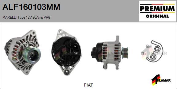 FLAMAR ALF160103MM - Генератор autospares.lv