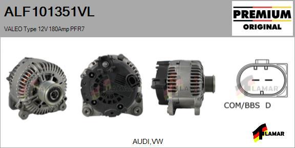 FLAMAR ALF101351VL - Генератор autospares.lv