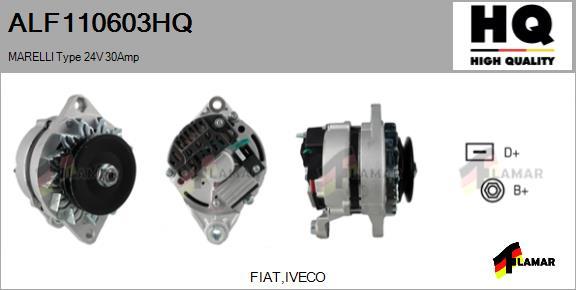 FLAMAR ALF110603HQ - Генератор autospares.lv