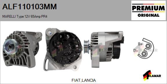 FLAMAR ALF110103MM - Генератор autospares.lv