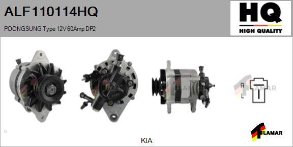 FLAMAR ALF110114HQ - Генератор autospares.lv