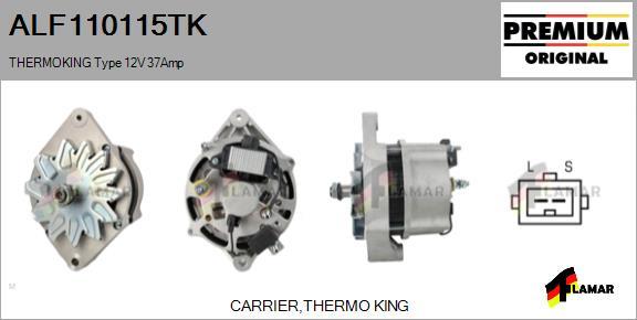 FLAMAR ALF110115TK - Генератор autospares.lv