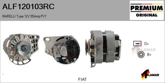 FLAMAR ALF120103RC - Генератор autospares.lv