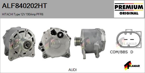 FLAMAR ALF840202HT - Генератор autospares.lv