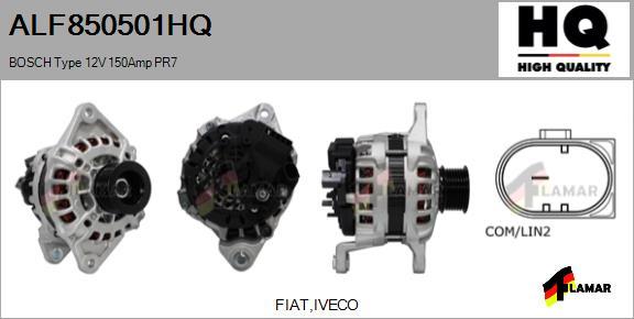 FLAMAR ALF850501HQ - Генератор autospares.lv