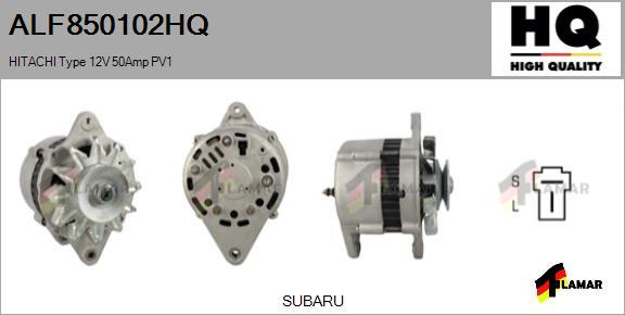 FLAMAR ALF850102HQ - Генератор autospares.lv