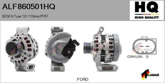 FLAMAR ALF860501HQ - Генератор autospares.lv