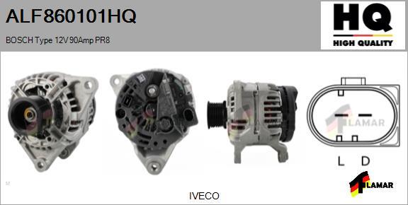 FLAMAR ALF860101HQ - Генератор autospares.lv