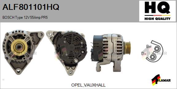 FLAMAR ALF801101HQ - Генератор autospares.lv