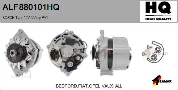 FLAMAR ALF880101HQ - Генератор autospares.lv