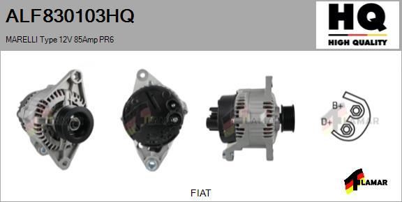 FLAMAR ALF830103HQ - Генератор autospares.lv