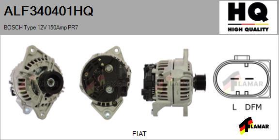 FLAMAR ALF340401HQ - Генератор autospares.lv