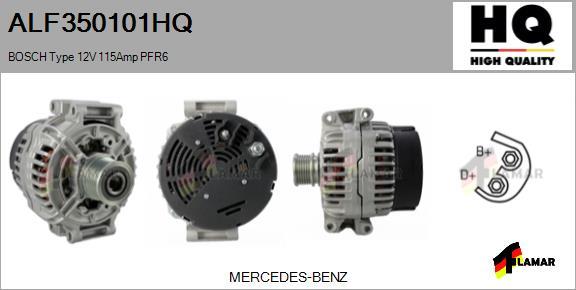 FLAMAR ALF350101HQ - Генератор autospares.lv