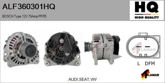 FLAMAR ALF360301HQ - Генератор autospares.lv