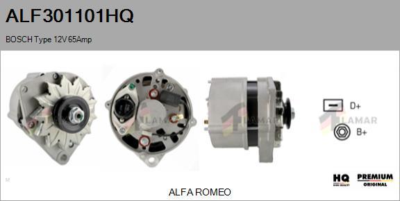 FLAMAR ALF301101HQ - Генератор autospares.lv