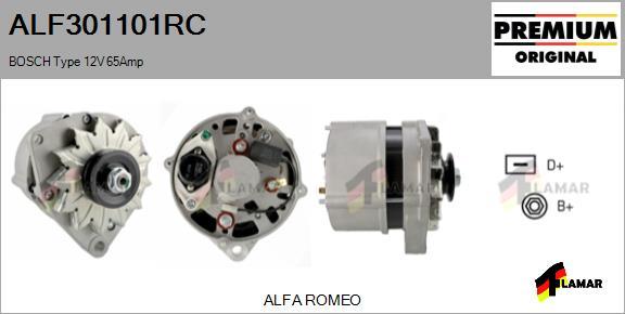 FLAMAR ALF301101RC - Генератор autospares.lv