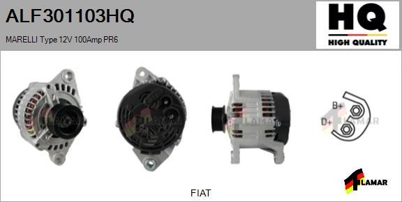 FLAMAR ALF301103HQ - Генератор autospares.lv