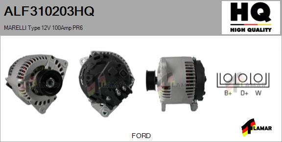 FLAMAR ALF310203HQ - Генератор autospares.lv