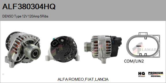 FLAMAR ALF380304HQ - Генератор autospares.lv