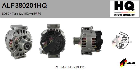 FLAMAR ALF380201HQ - Генератор autospares.lv