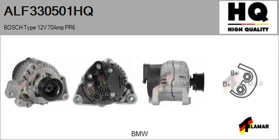 FLAMAR ALF330501HQ - Генератор autospares.lv