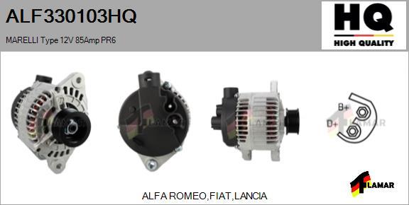 FLAMAR ALF330103HQ - Генератор autospares.lv