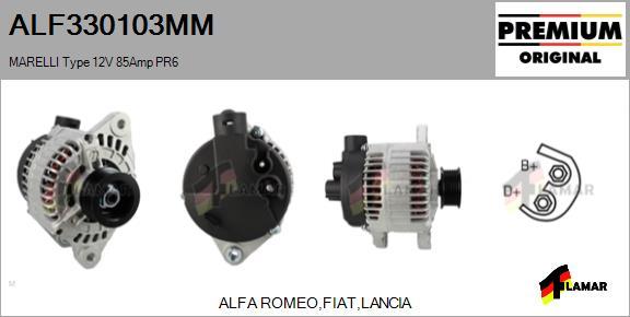 FLAMAR ALF330103MM - Генератор autospares.lv