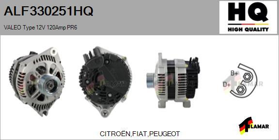 FLAMAR ALF330251HQ - Генератор autospares.lv